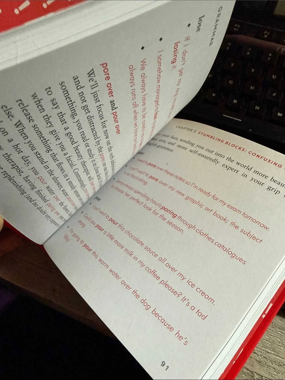 Grammar: Know Your $h*t or Know You’re $h*t — Red Hardcover Notebook
